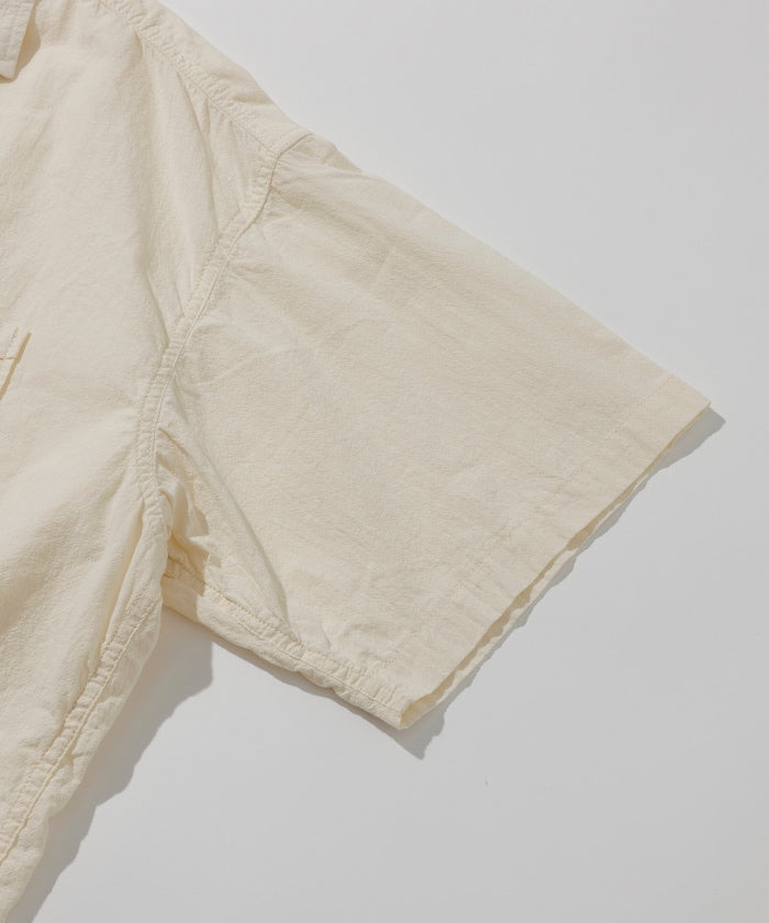 HINSON / 別注 皺感 短袖襯衫