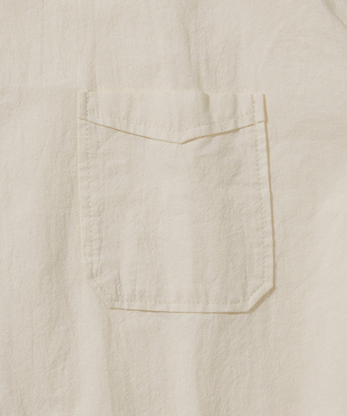 HINSON / 別注 皺感 短袖襯衫