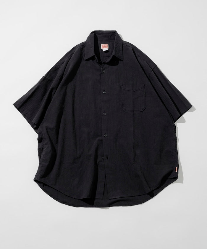 HINSON / 別注 皺感 短袖襯衫