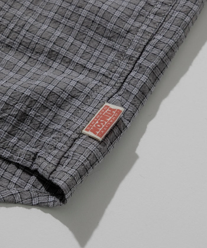 HINSON / 別注 皺感輕薄 短袖襯衫