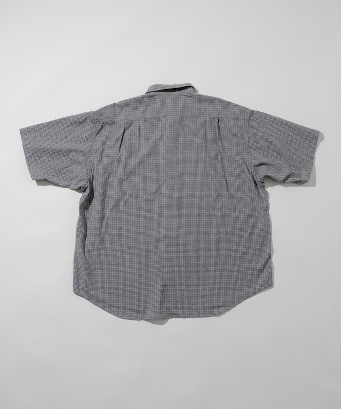 HINSON / 別注 皺感輕薄 短袖襯衫