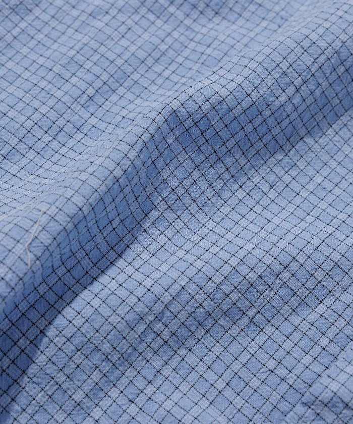 HINSON / 別注 皺感輕薄 短袖襯衫