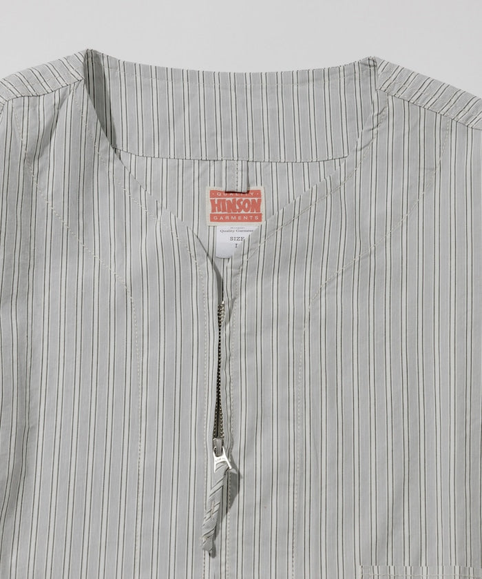 HINSON / 別注 全開襟 短袖襯衫