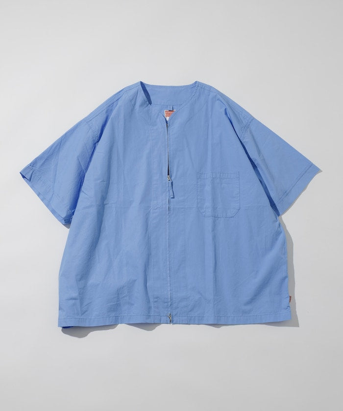 HINSON / 別注 全開襟 短袖襯衫