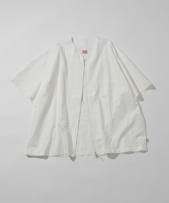 HINSON / 別注 全開襟 短袖襯衫
