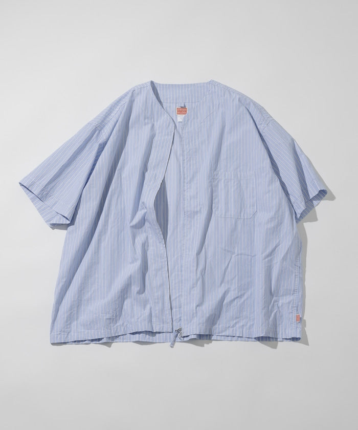 HINSON / 別注 全開襟 短袖襯衫