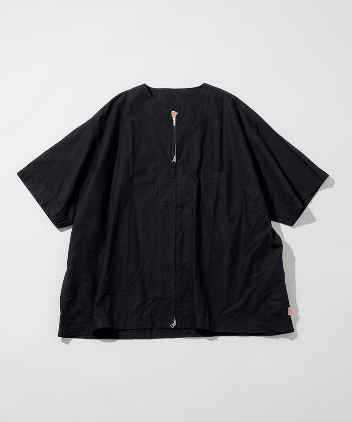 HINSON / 別注 全開襟 短袖襯衫