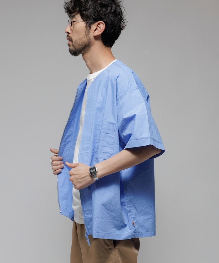 HINSON / 別注 全開襟 短袖襯衫