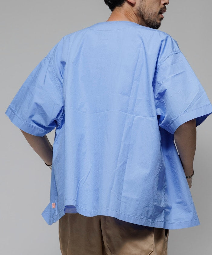 HINSON / 別注 全開襟 短袖襯衫