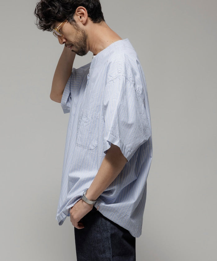 HINSON / 別注 全開襟 短袖襯衫