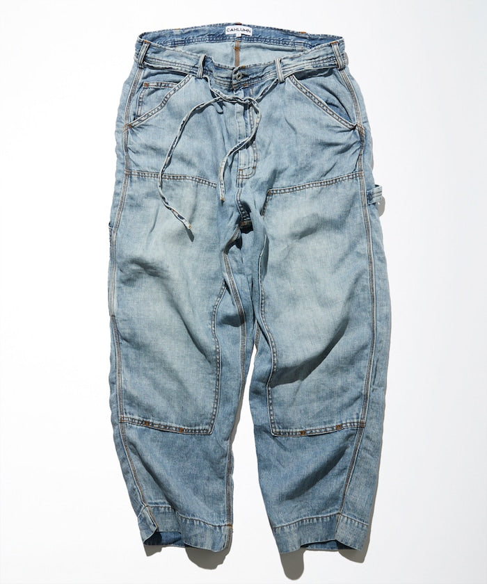 CAHLUMN Linen Denim Painter Pant / 牛仔褲