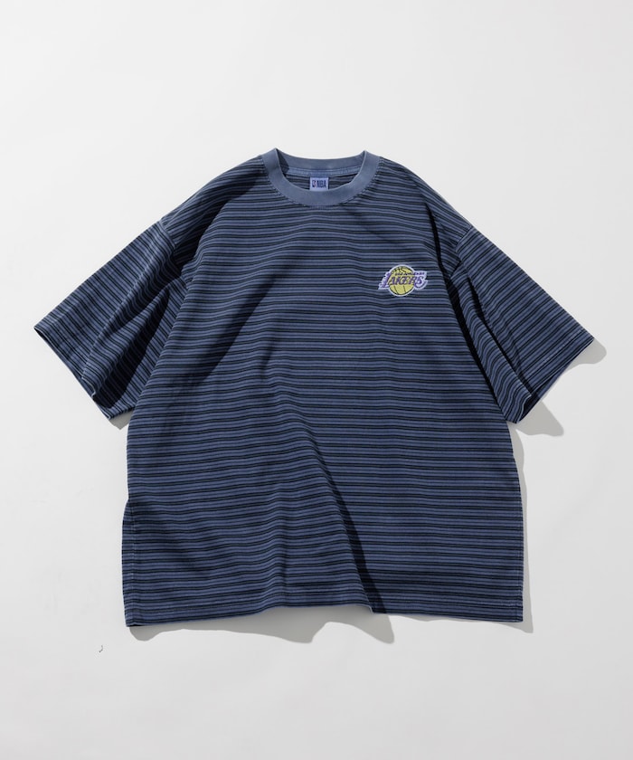 NBA 別注 / 多色條紋 短袖T恤 現貨