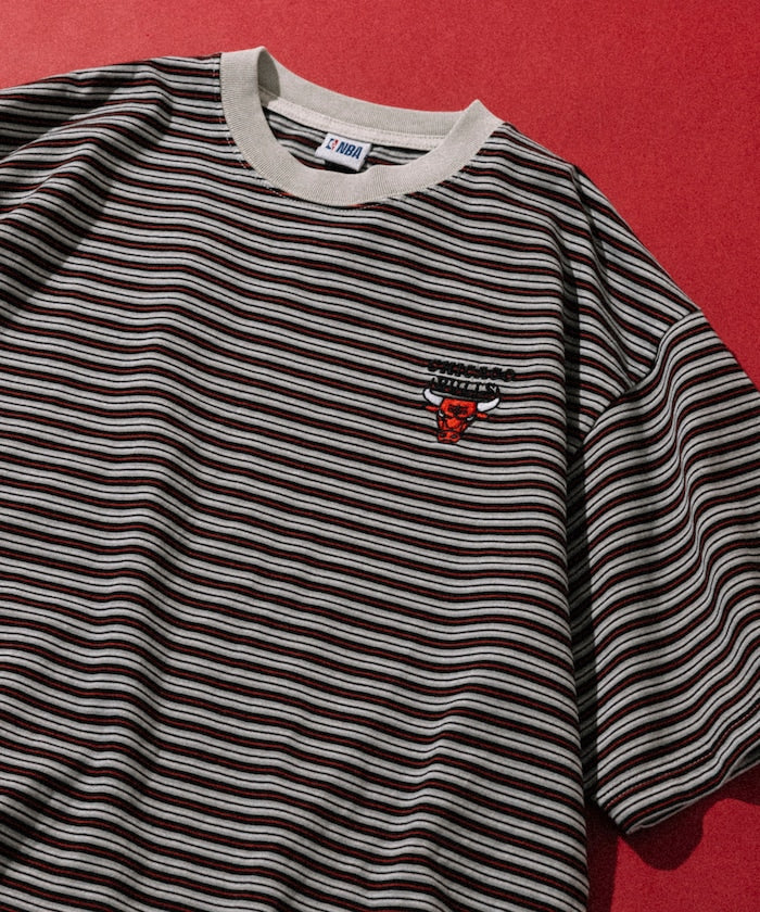 NBA 別注 / 多色條紋 短袖T恤 現貨