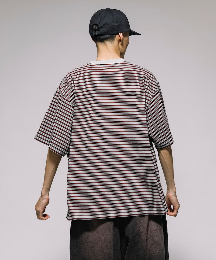 NBA 別注 / 多色條紋 短袖T恤 現貨