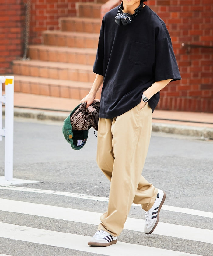 FREAK’S STORE / 寬版 錐形 鬆緊長褲