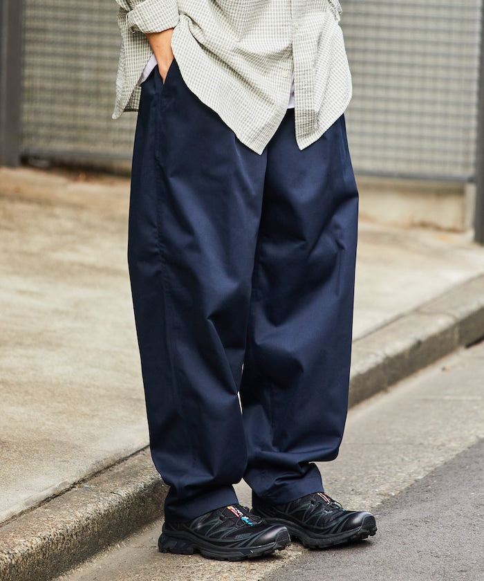 FREAK’S STORE / 寬版 錐形 鬆緊長褲