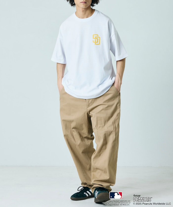 PEANUTS × MLB 聯名 短袖T恤 / PADRES