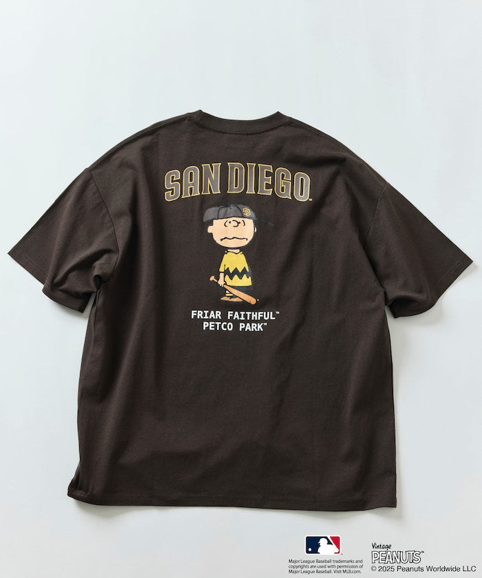PEANUTS × MLB 聯名 短袖T恤 / PADRES