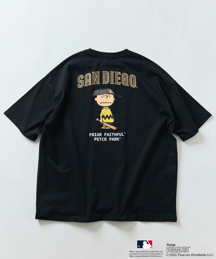 PEANUTS × MLB 聯名 短袖T恤 / PADRES