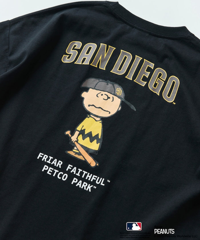 PEANUTS × MLB 聯名 短袖T恤 / PADRES