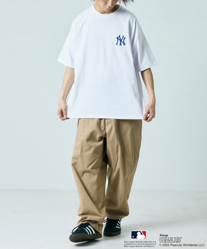 PEANUTS × MLB 聯名限定 短袖T恤 / YANKEES