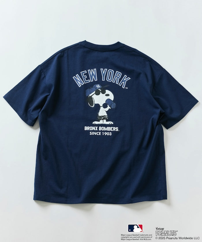 PEANUTS × MLB 聯名限定 短袖T恤 / YANKEES