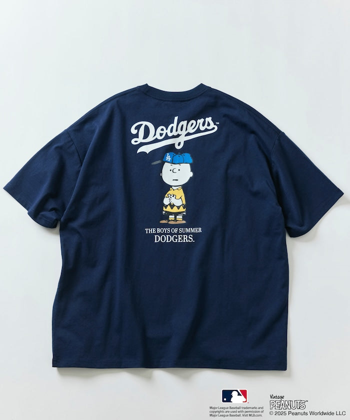 PEANUTS × MLB 聯名款 短袖T恤 / DODGERS