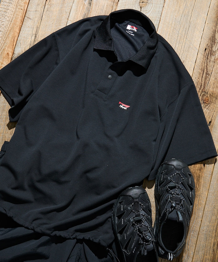 NANGA / 別注 neo-PRO 涼感抗UV吸濕速乾拉繩機能 POLO(日本製)