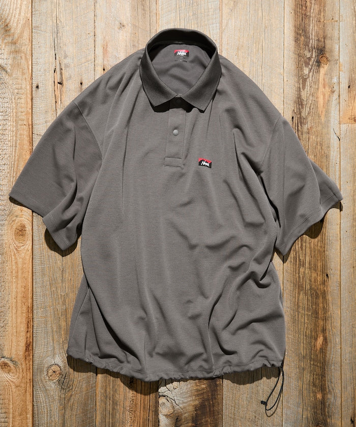 NANGA / 別注 neo-PRO 涼感抗UV吸濕速乾拉繩機能 POLO(日本製)