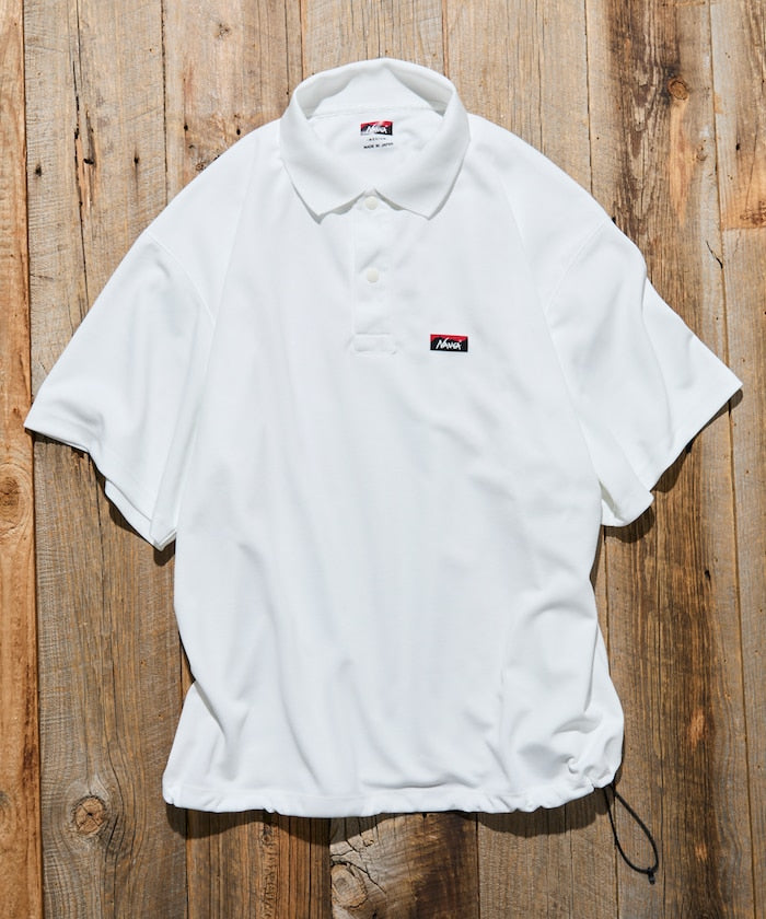 NANGA / 別注 neo-PRO 涼感抗UV吸濕速乾拉繩機能 POLO(日本製)