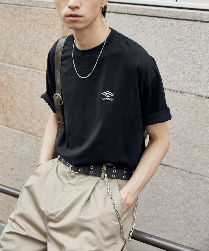 UMBRO / 別注復古標誌印花短袖T恤