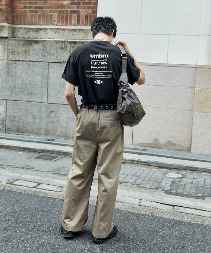 UMBRO / 別注復古標誌印花短袖T恤