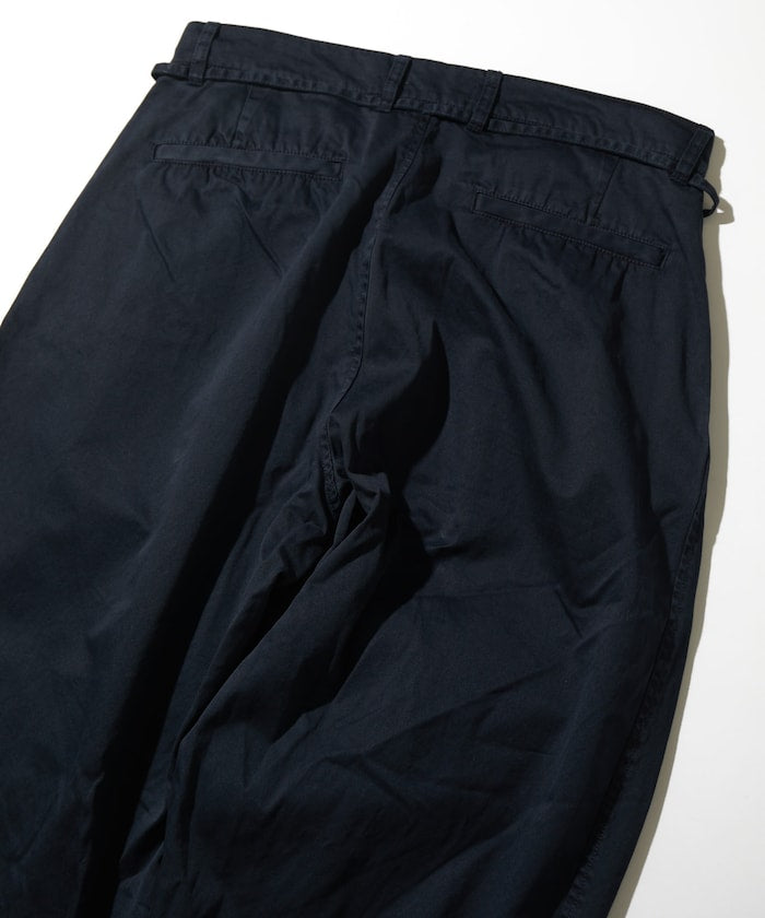 CAHLUMN Extra Long Staple Organic Cotton 2 Tuck Chino Pant / 超長纖維有機棉 2褶錐形寬版斜紋褲