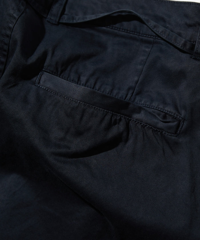CAHLUMN Extra Long Staple Organic Cotton 2 Tuck Chino Shorts / 有機棉雙褶寬版短褲