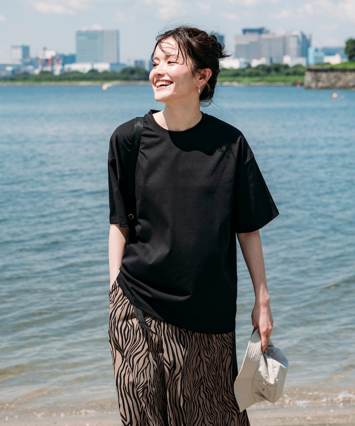 LAWSON ×FREAK'S STORE / 機能涼感 短袖T恤