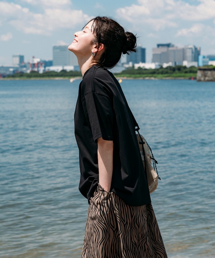 LAWSON ×FREAK'S STORE / 機能涼感 短袖T恤