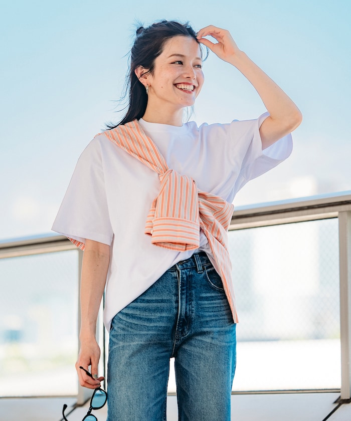 LAWSON ×FREAK'S STORE / 機能涼感 短袖T恤