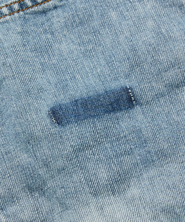 CAHLUMN French Linen Denim Painter Shorts / 亞麻 岡山丹寧 工作短褲