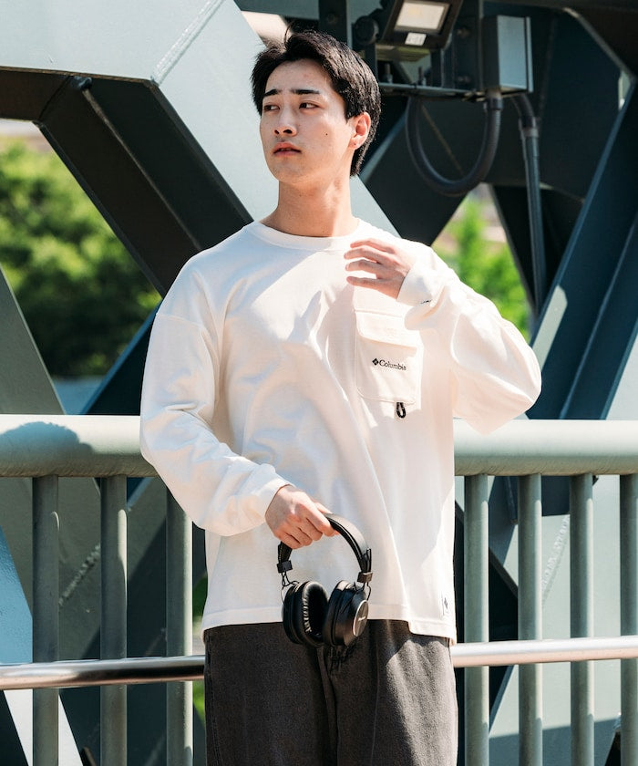 COLUMBIA X FREAK’S STORE / 機能口袋長袖T恤