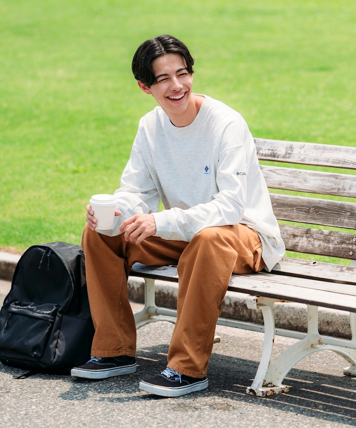 COLUMBIA X FREAK’S STORE / 側口袋 長袖T恤