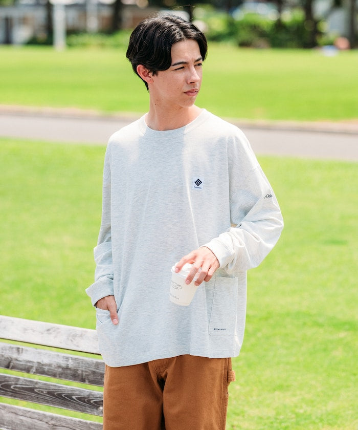 COLUMBIA X FREAK’S STORE / 側口袋 長袖T恤