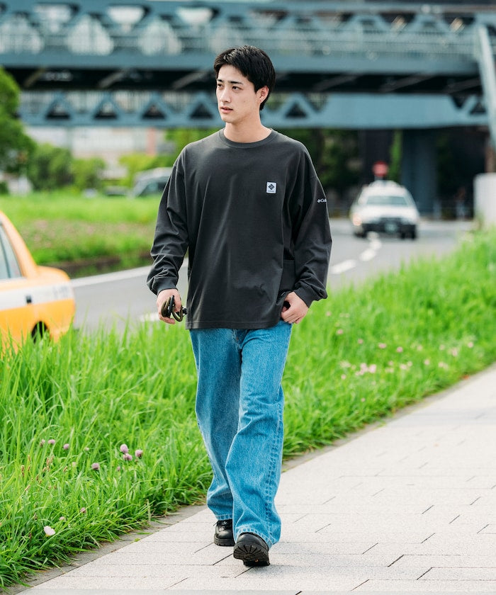 COLUMBIA X FREAK’S STORE / 側口袋 長袖T恤