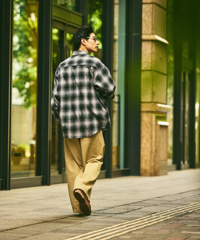 FREAK’S STORE / 漸層格紋柔棉襯衫