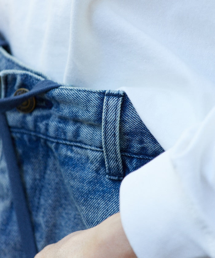 FREAK’S STORE / 立體扭紋輪廓 牛仔褲