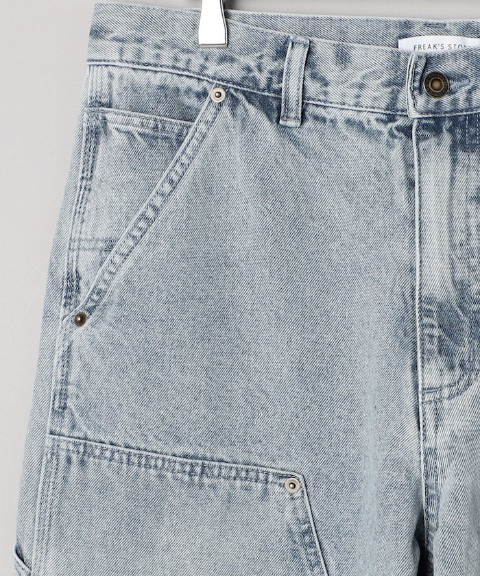 FREAK’S STORE / 雙膝剪接 直筒牛仔褲