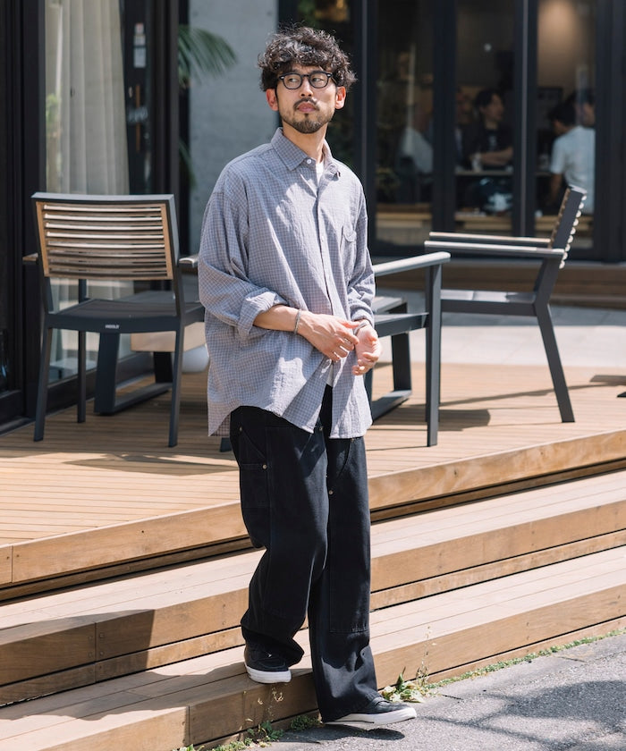 FREAK’S STORE / 雙膝剪接 直筒牛仔褲