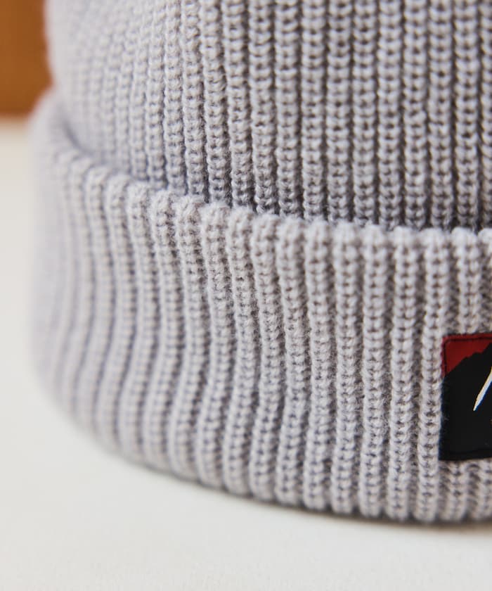 NANGA × FREAK'S STORE / BOX LOGO BULKY BEANIE 厚針織毛帽 *11月上旬出貨
