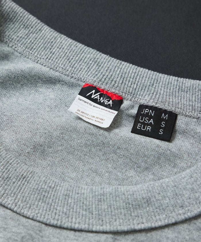 NANGA × FREAK'S STORE ECO HYBRID LOGO LS TEE / 長袖T恤 *10月上旬出貨