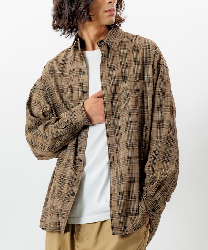 FREAK’S STORE / 仿羊毛質感襯衫