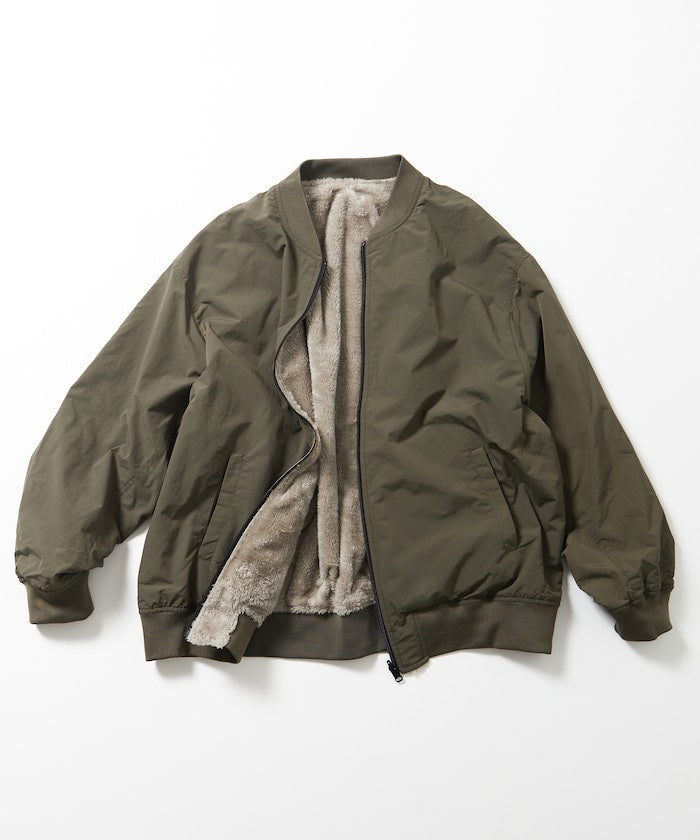 FREAK’S STORE / 尼龍×羊羔絨雙面穿 MA-1 飛行外套